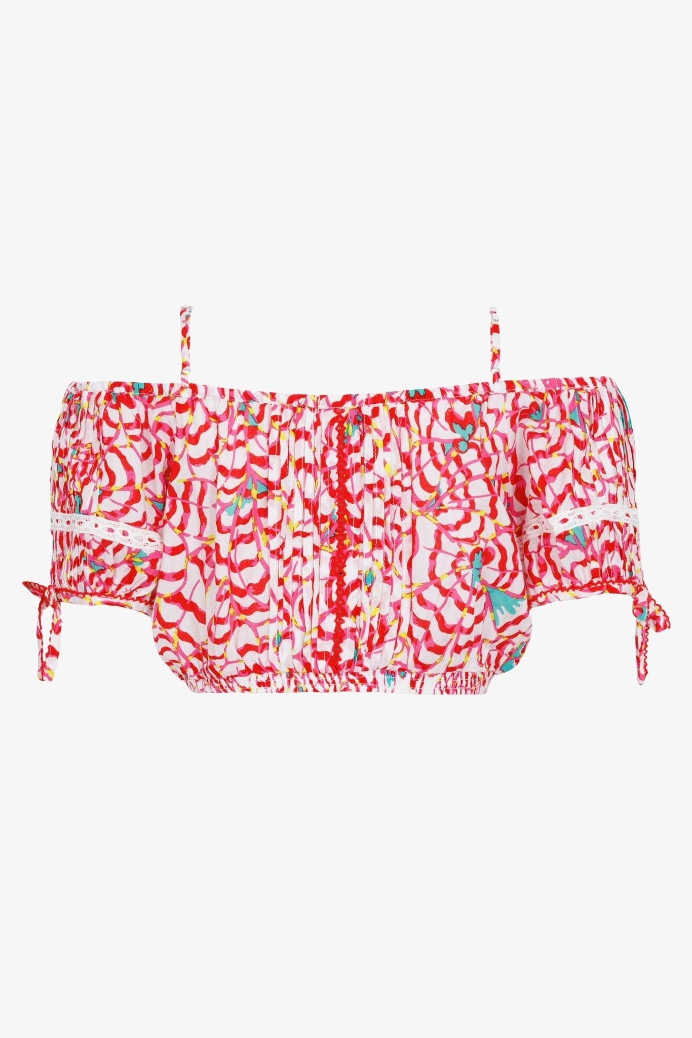 Kids Top Bonny - Pink Wings Flower - Poupette St Barth