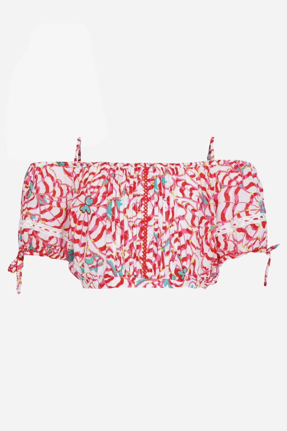 Kids Top Bonny - Pink Wings Flower - Poupette St Barth