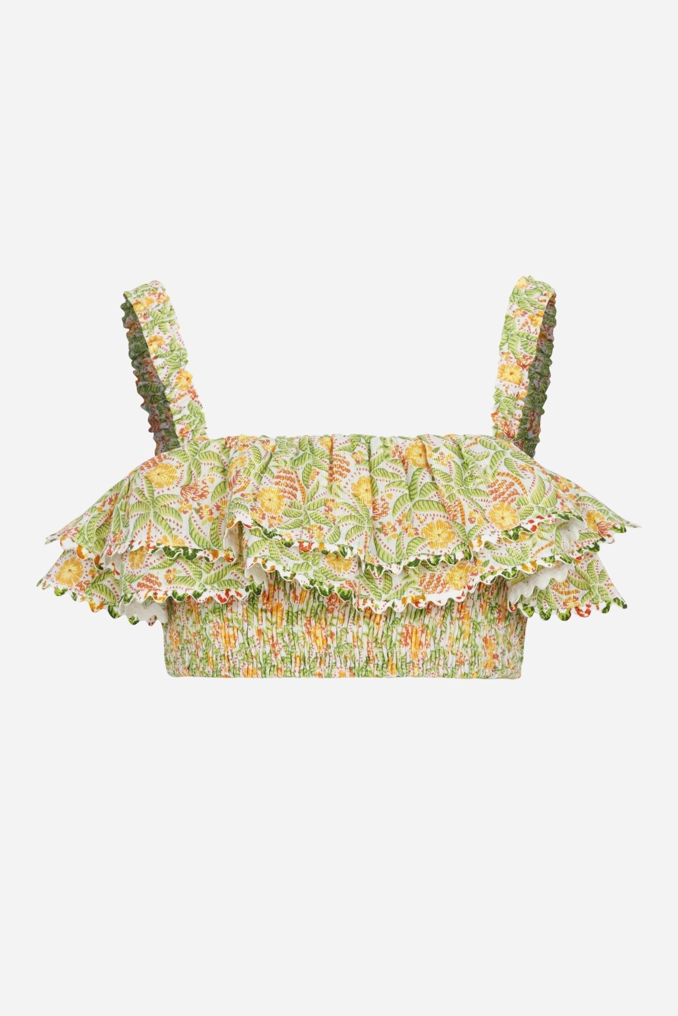 Kids Top Chiara - Yellow Honolulu - Poupette St Barth
