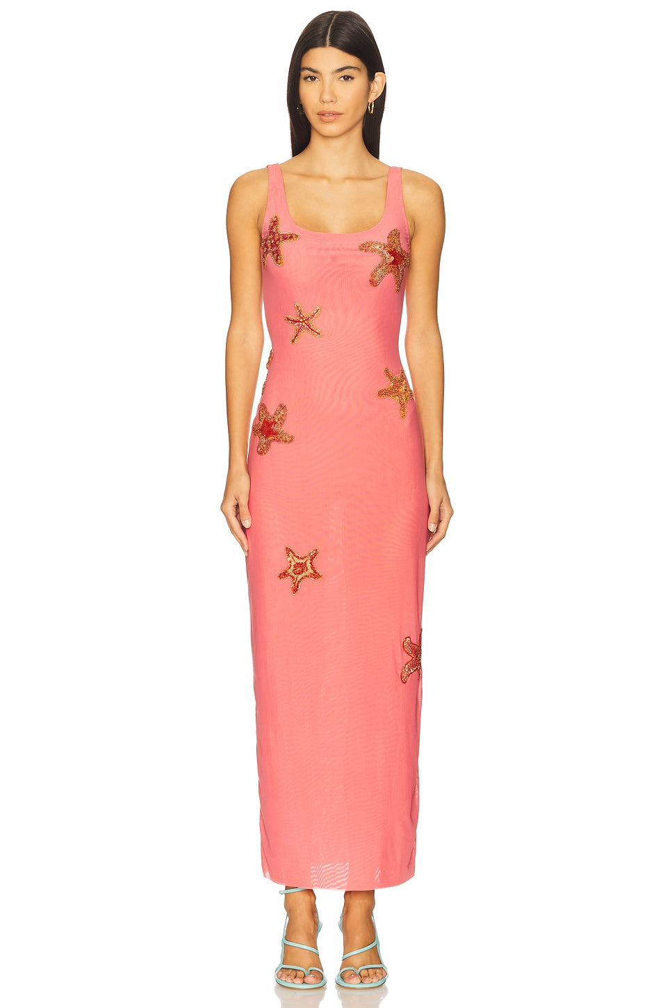 Starfish Tank Dress | Coral