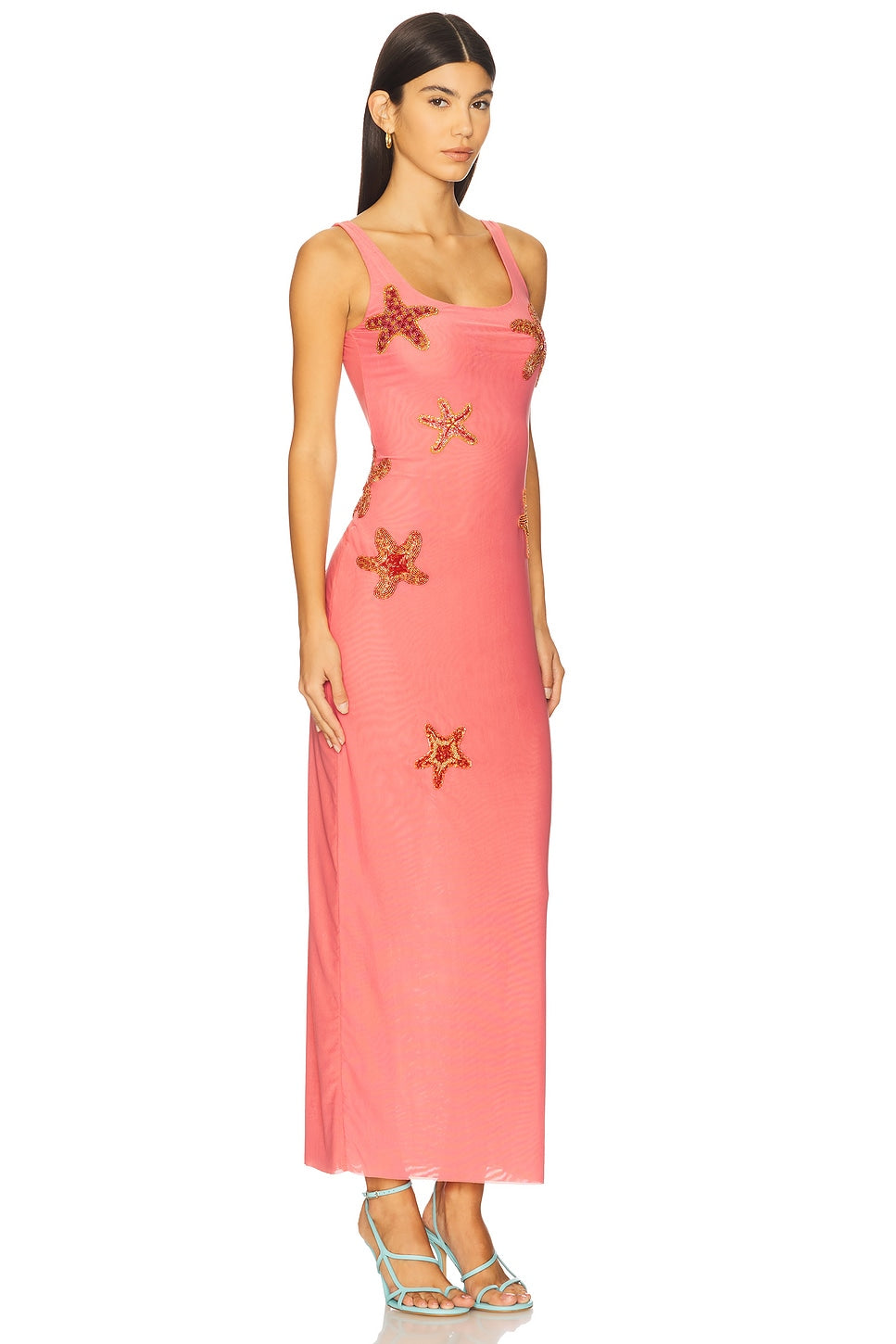 Starfish Tank Dress | Coral
