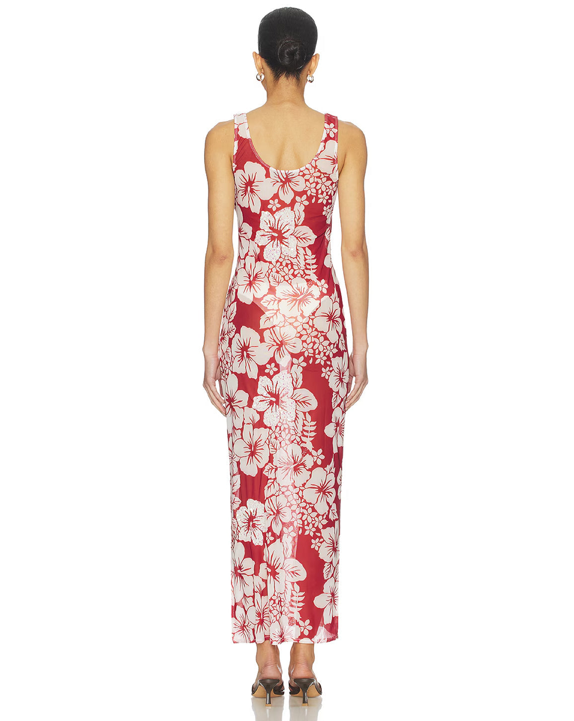 Roselle Mesh Dress | Hibiscus