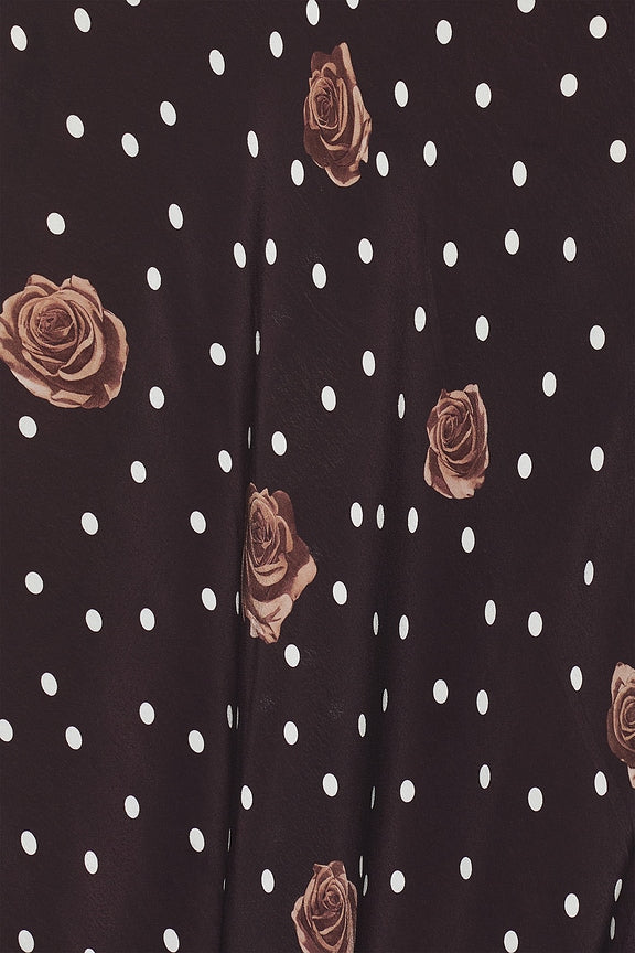 Revolve Timeless Polka With Desert Roses With Head Scarf