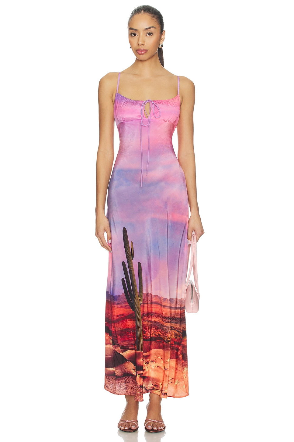 Revolve Timeless Palm Spring Dress With Head Scarf