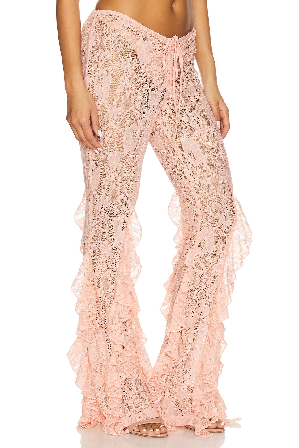 Ruffle Pants | Pink