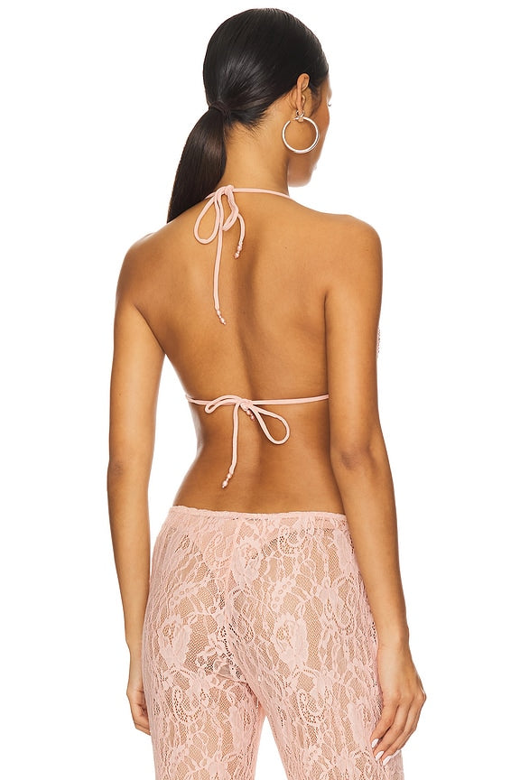 Floating Pearl Top | Pink