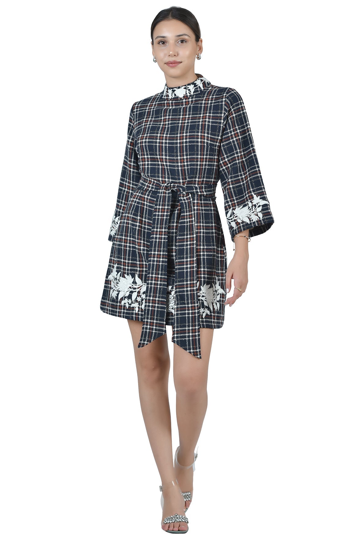 Layla | Navy Plaid