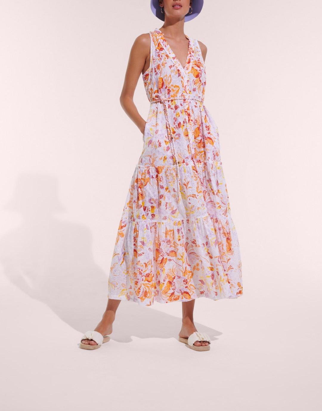 Poupette St Barth | Long Dress Nana CT