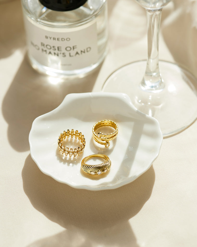 Snake Chain Wrap Ring- Gold