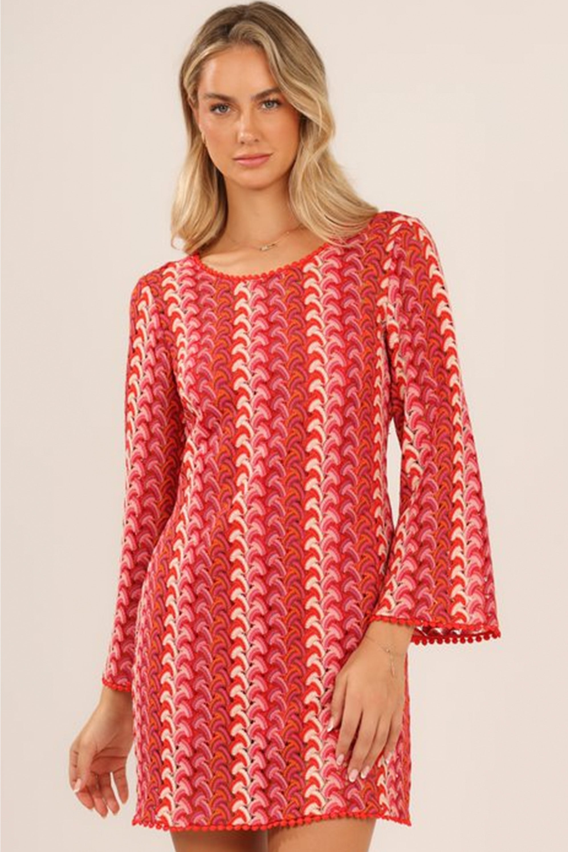 Lagos Mini Dress | Red Multi
