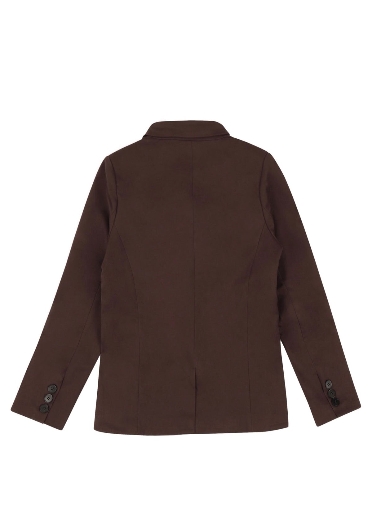 Lauren Blazer in Toast — tailored women's work jacket, back view, All My Love