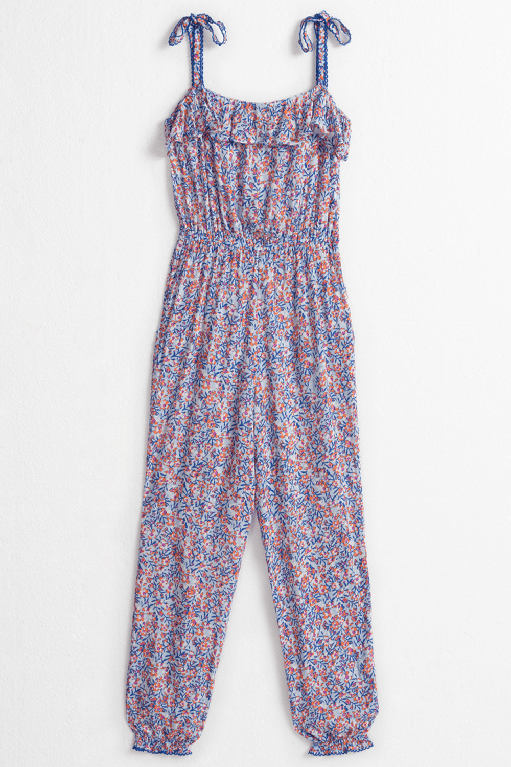 Kids Long Jumpsuit Astra - Light Blue Paquerette - Poupette St Barth