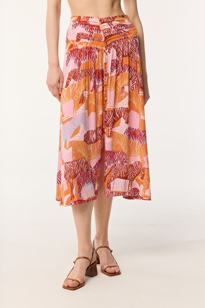Long Skirt Kikka - Pink Ashanti - Poupette St Barth