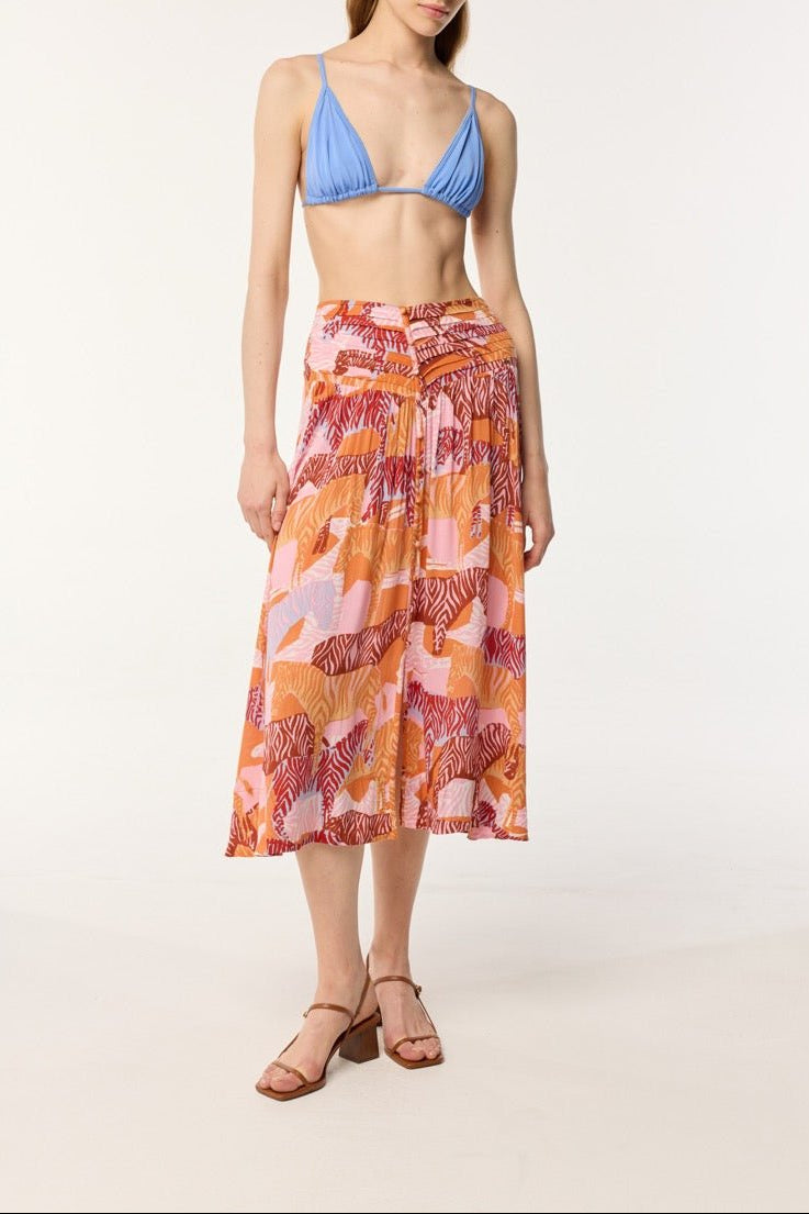 Long Skirt Kikka - Pink Ashanti - Poupette St Barth