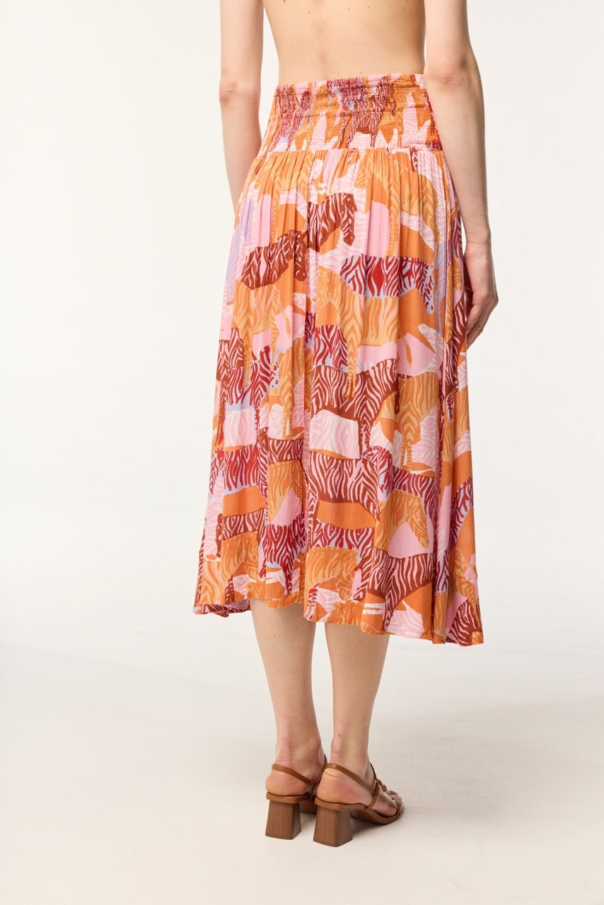 Long Skirt Kikka - Pink Ashanti - Poupette St Barth