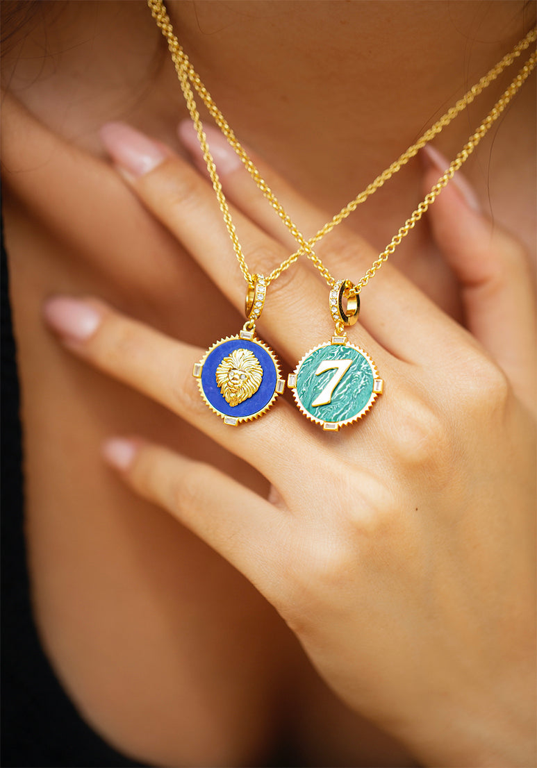 I Am Lucky Necklace (Amazonite)