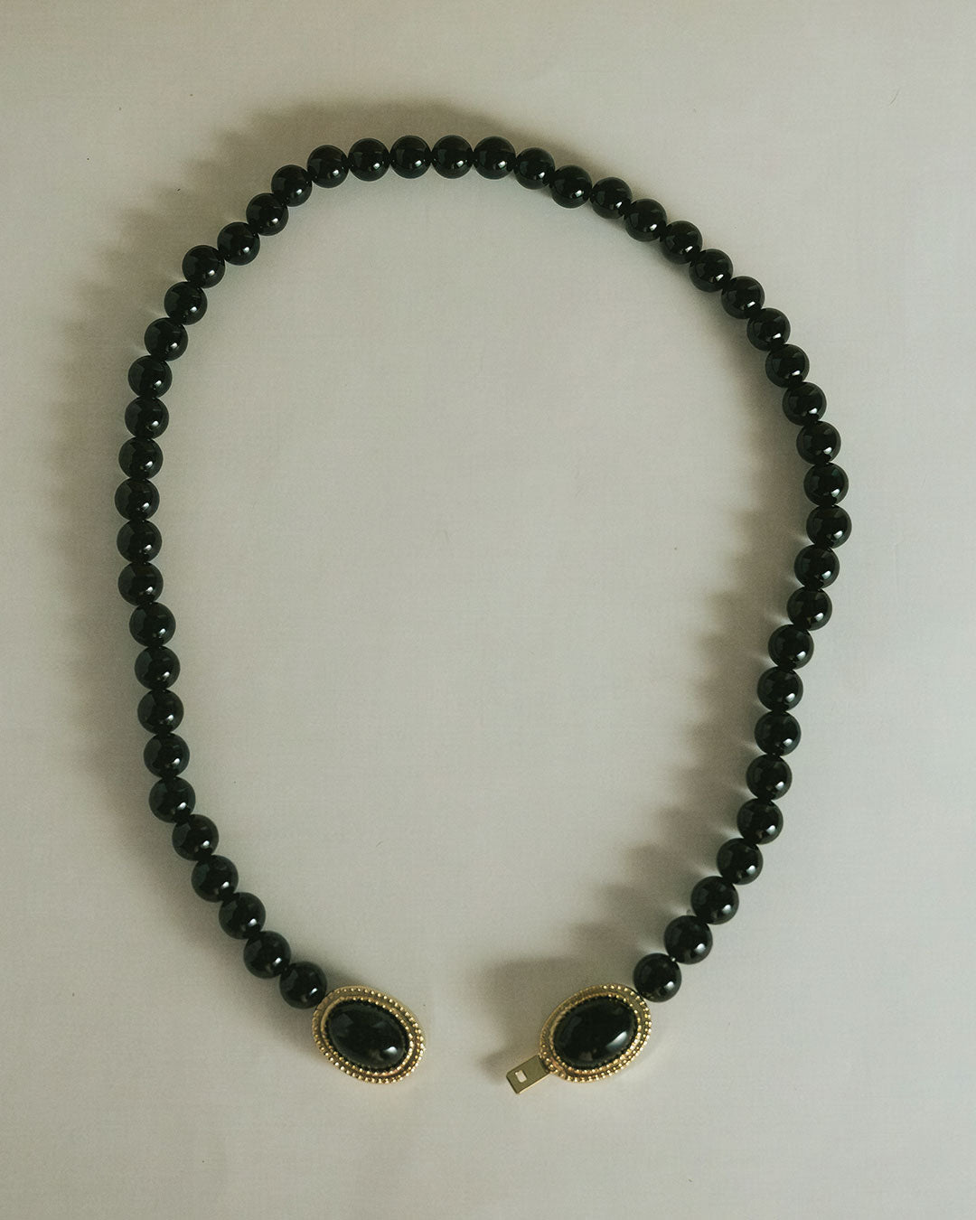 The Luv Aj Midnight Mesa Beaded Necklace flay lay photo