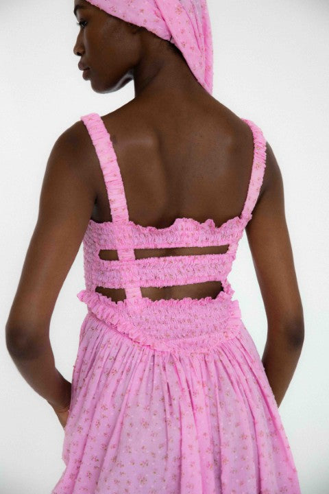 Amelie Dress | Pink Floral