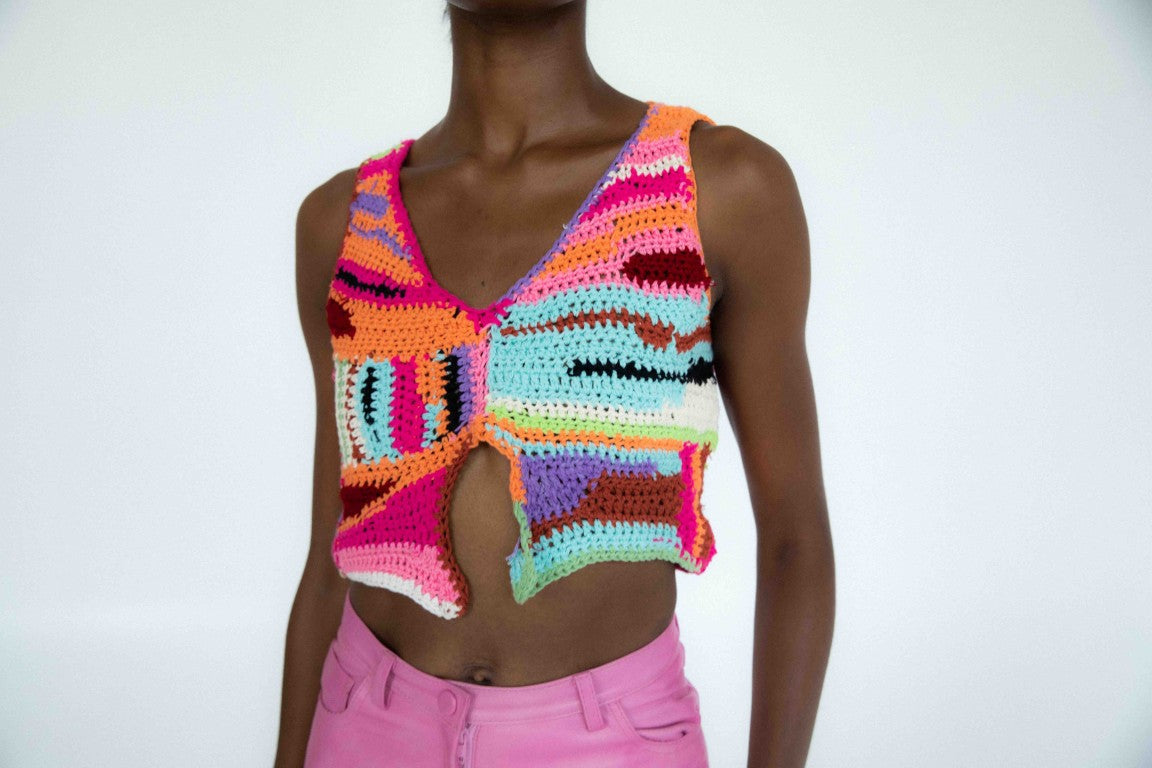Vicenta Crochet Top | Multi