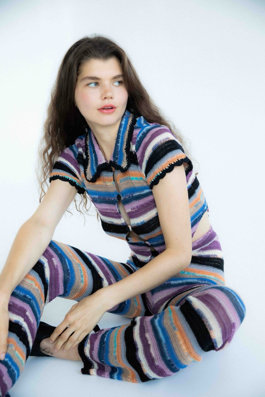 India Pant | Pastel Blue / Lavender
