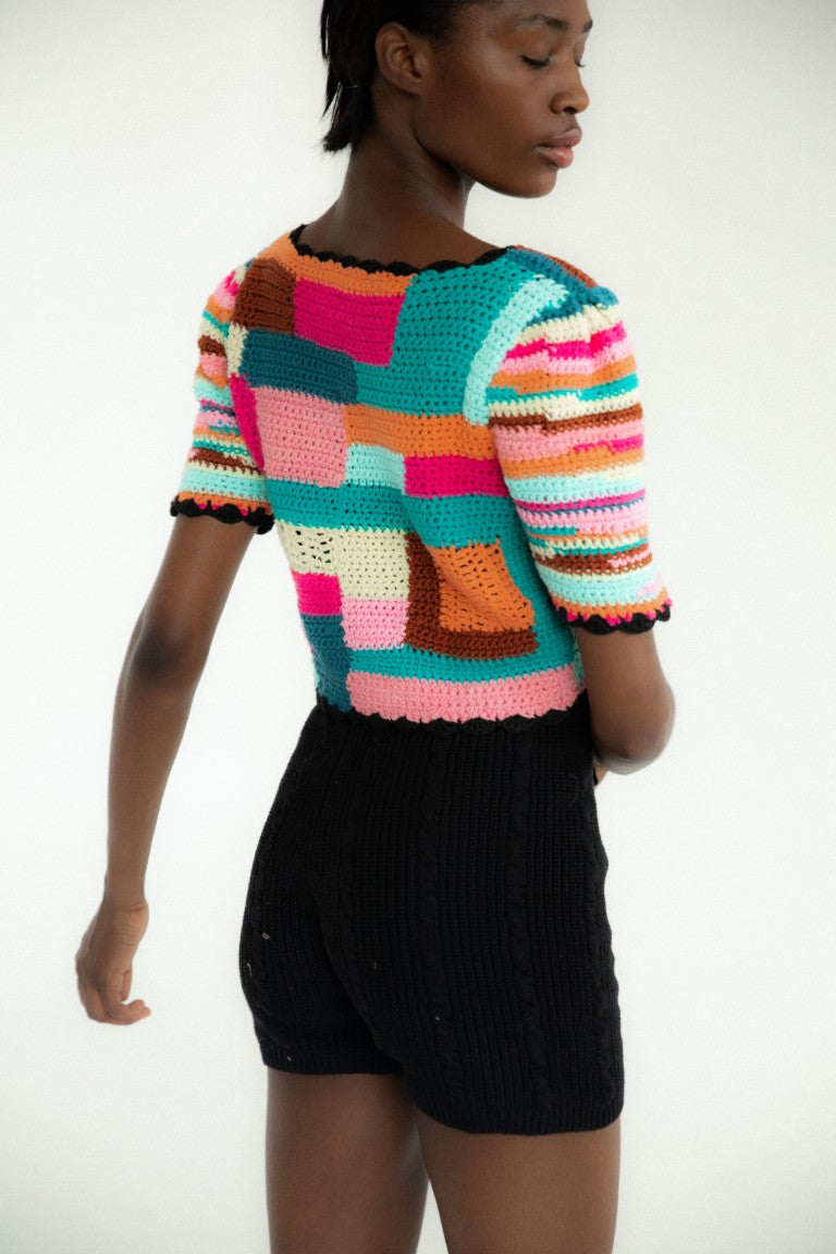 Tini Crochet Cardigan | Multi