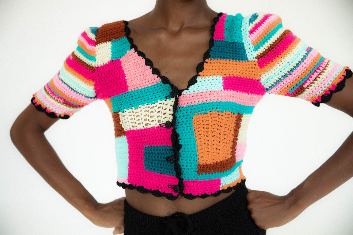Tini Crochet Cardigan | Multi