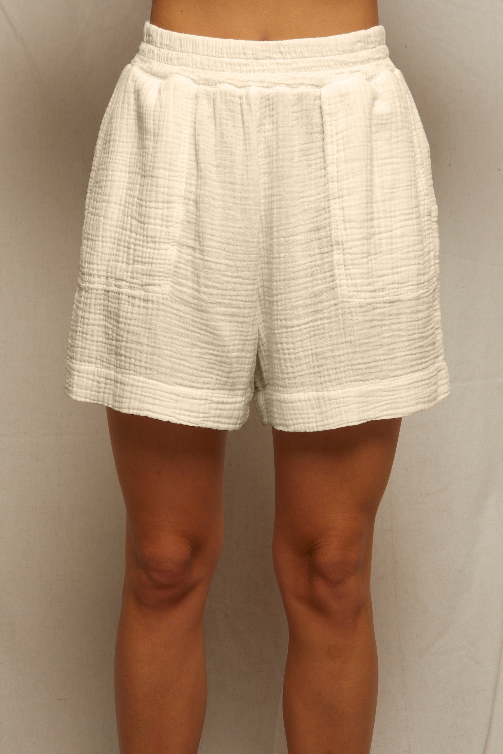 lucca double gauze pull on shorts | sugar