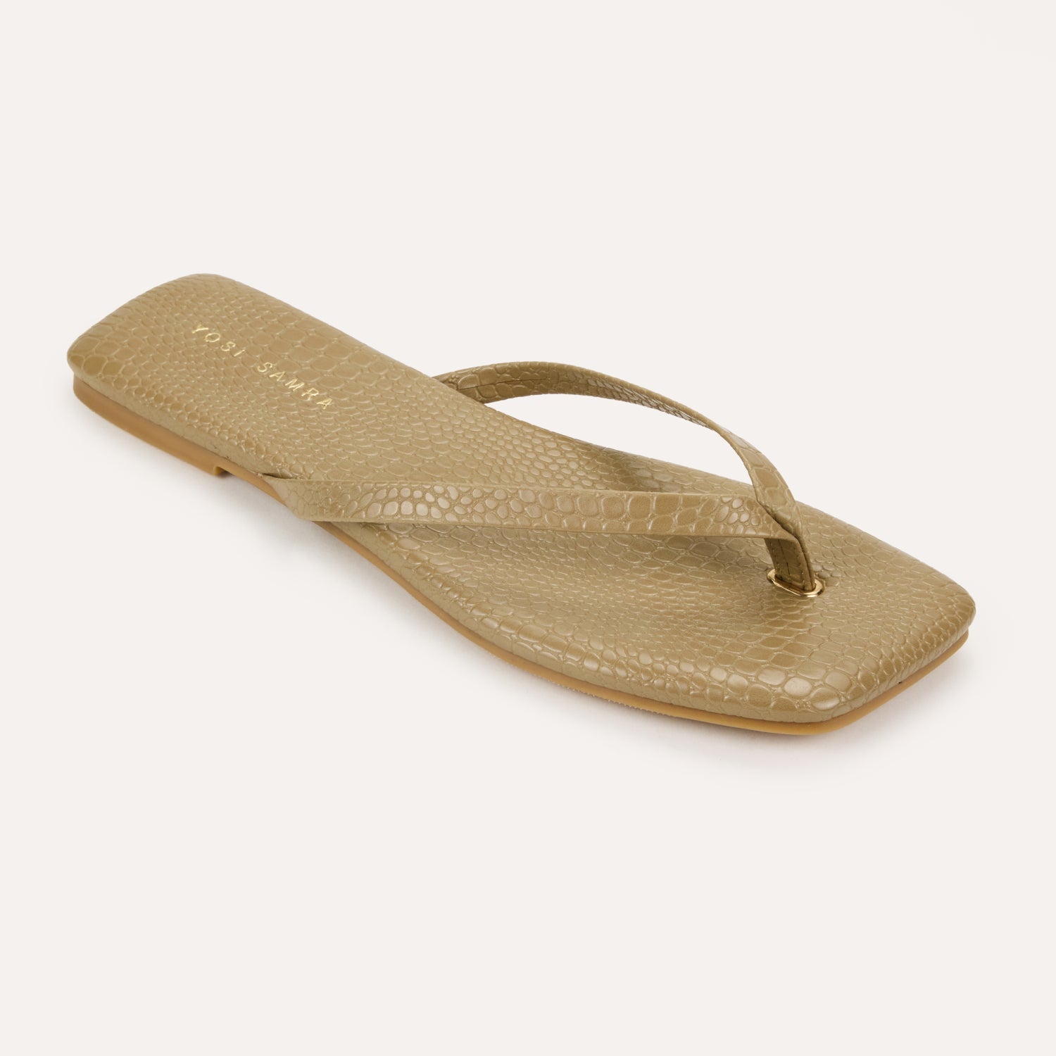 MERCER IN TAUPE CROC - Yosi Samra  -