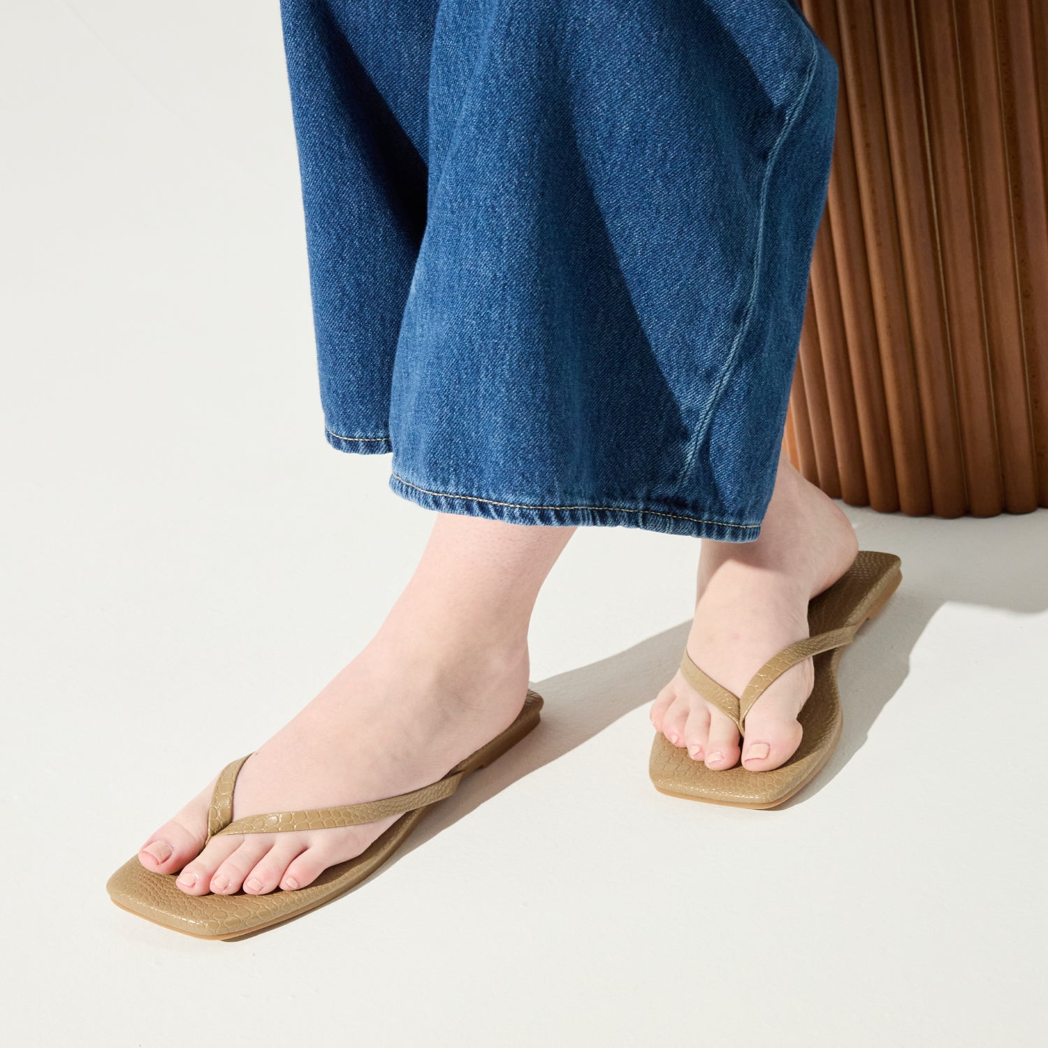 MERCER IN TAUPE CROC - Yosi Samra  -