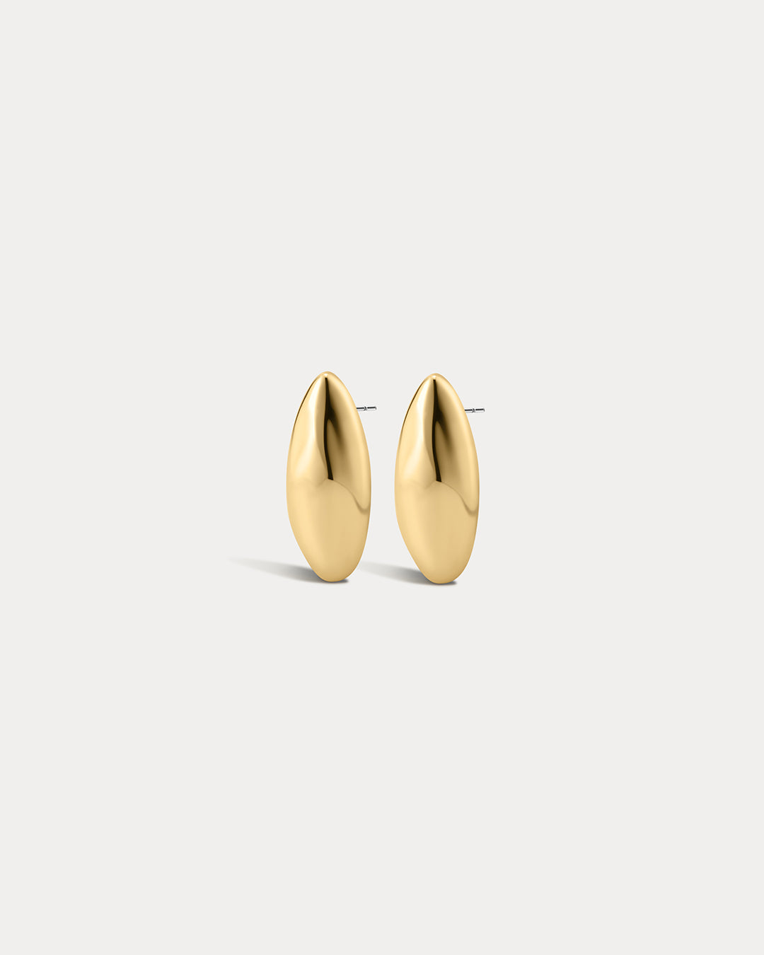 The Chrome Orb Studs in Gold