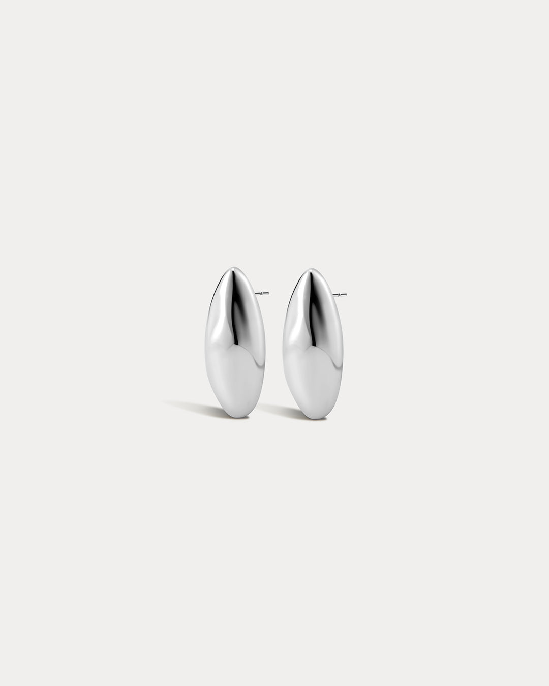 The Chrome Orb Studs in Silver