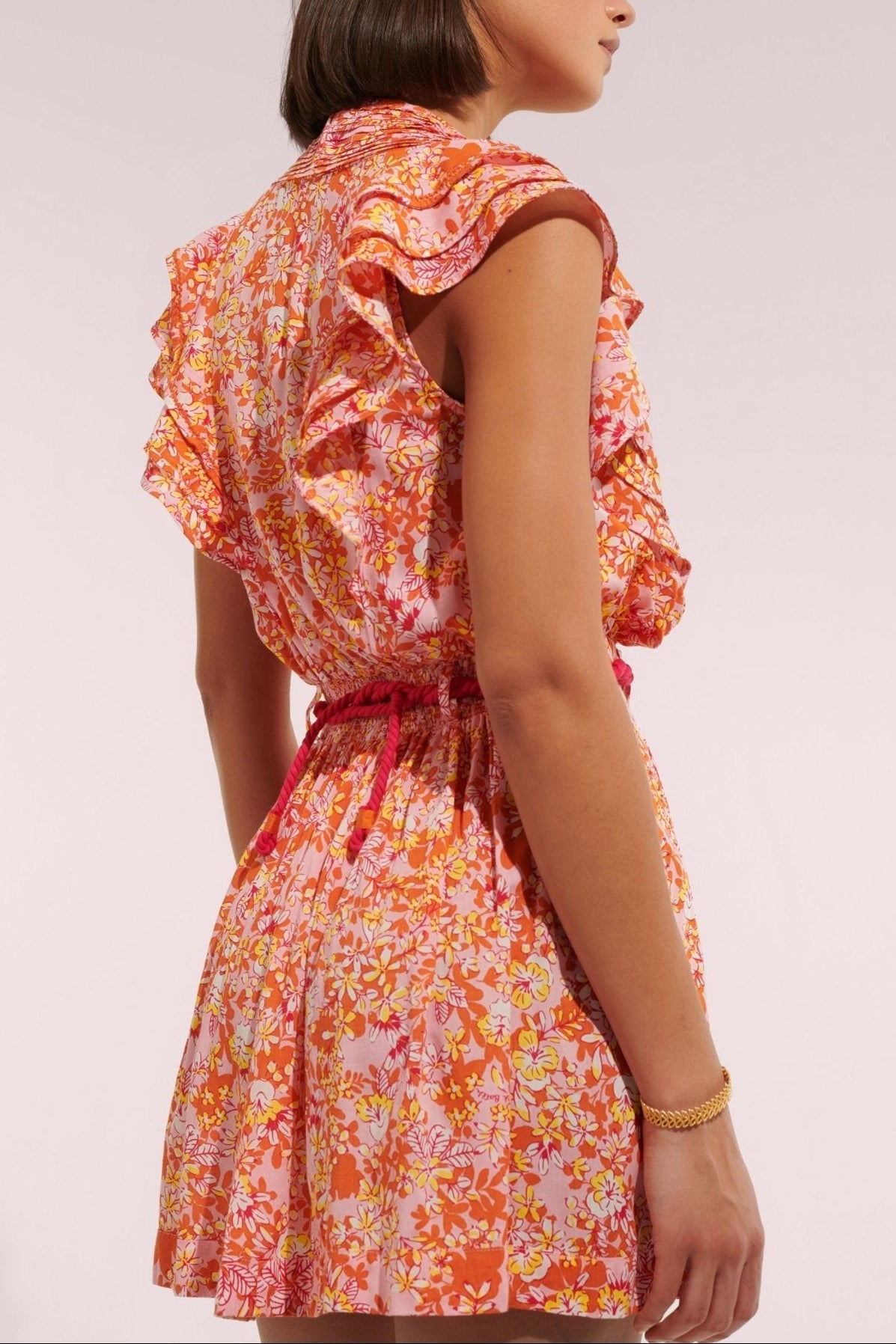 Mini Dress Bice - Pink Sweet Bell - Poupette St Barth