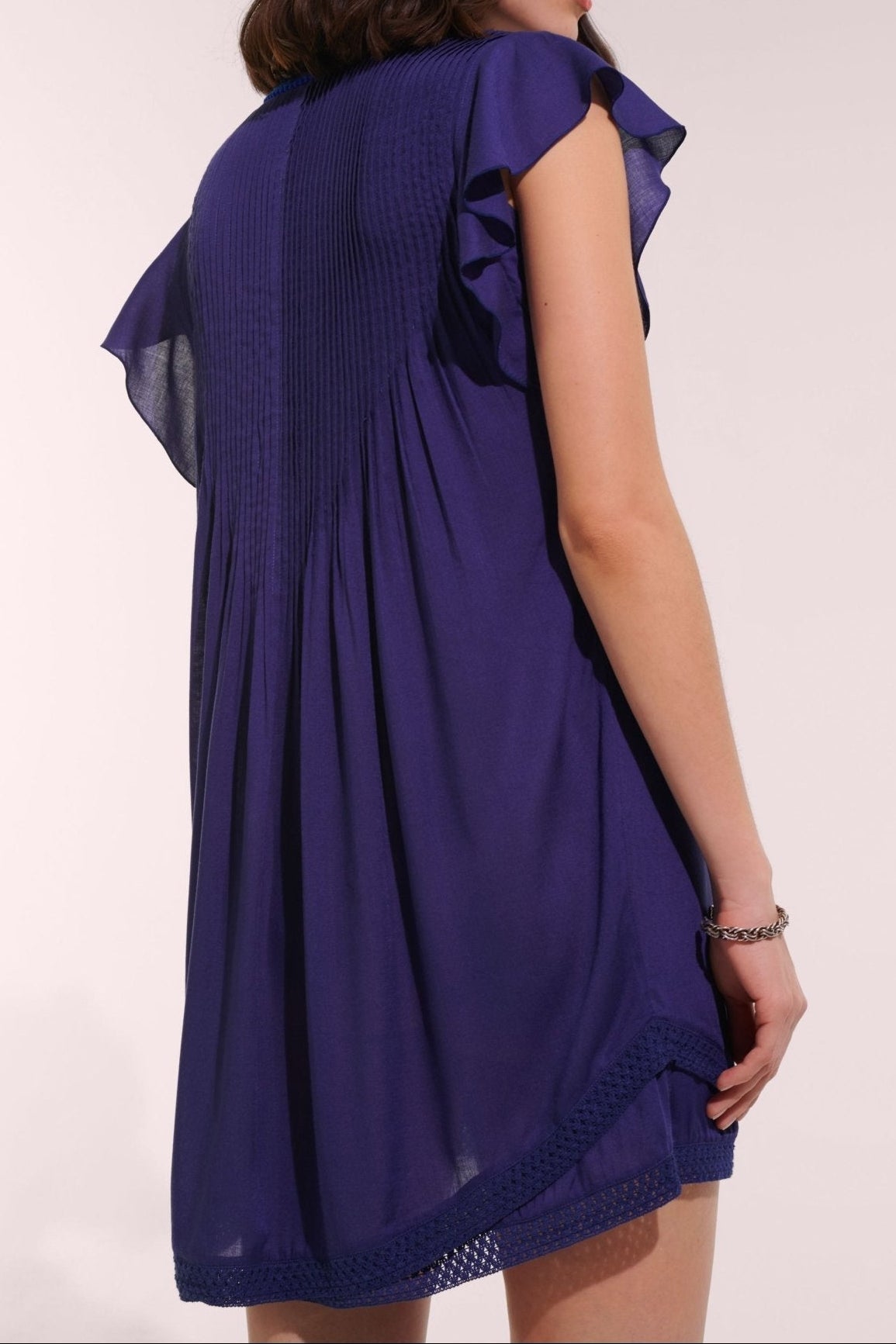 Mini Dress Sasha - Royal Blue - Poupette St Barth