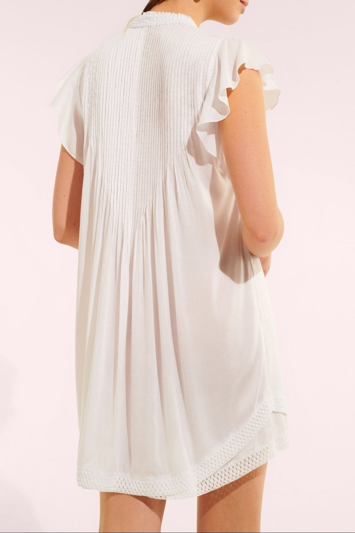 Mini Dress Sasha - Optic White - Poupette St Barth