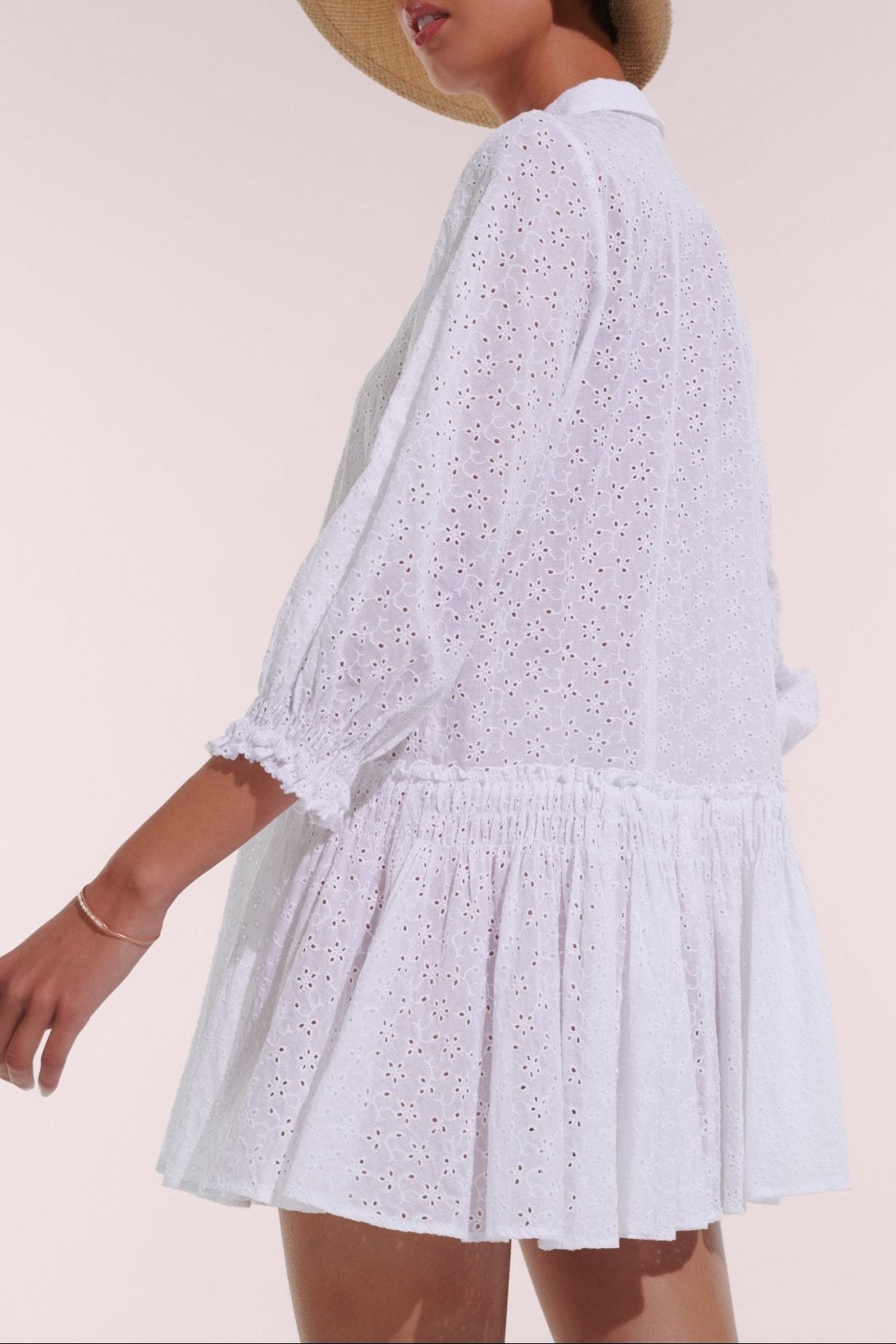 Mini Dress Tesorino - Optic White - Poupette St Barth