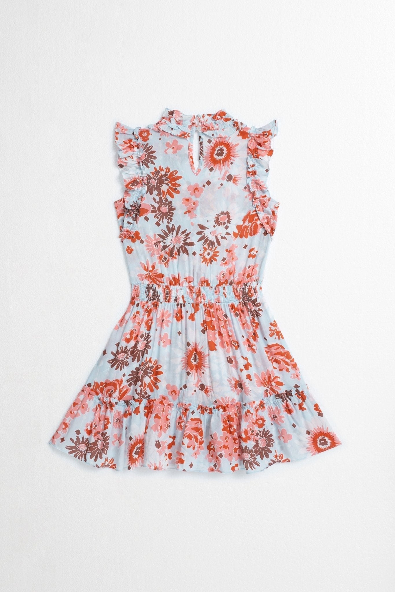 Kids Mini Dress Triny - Blue 90'S - Poupette St Barth