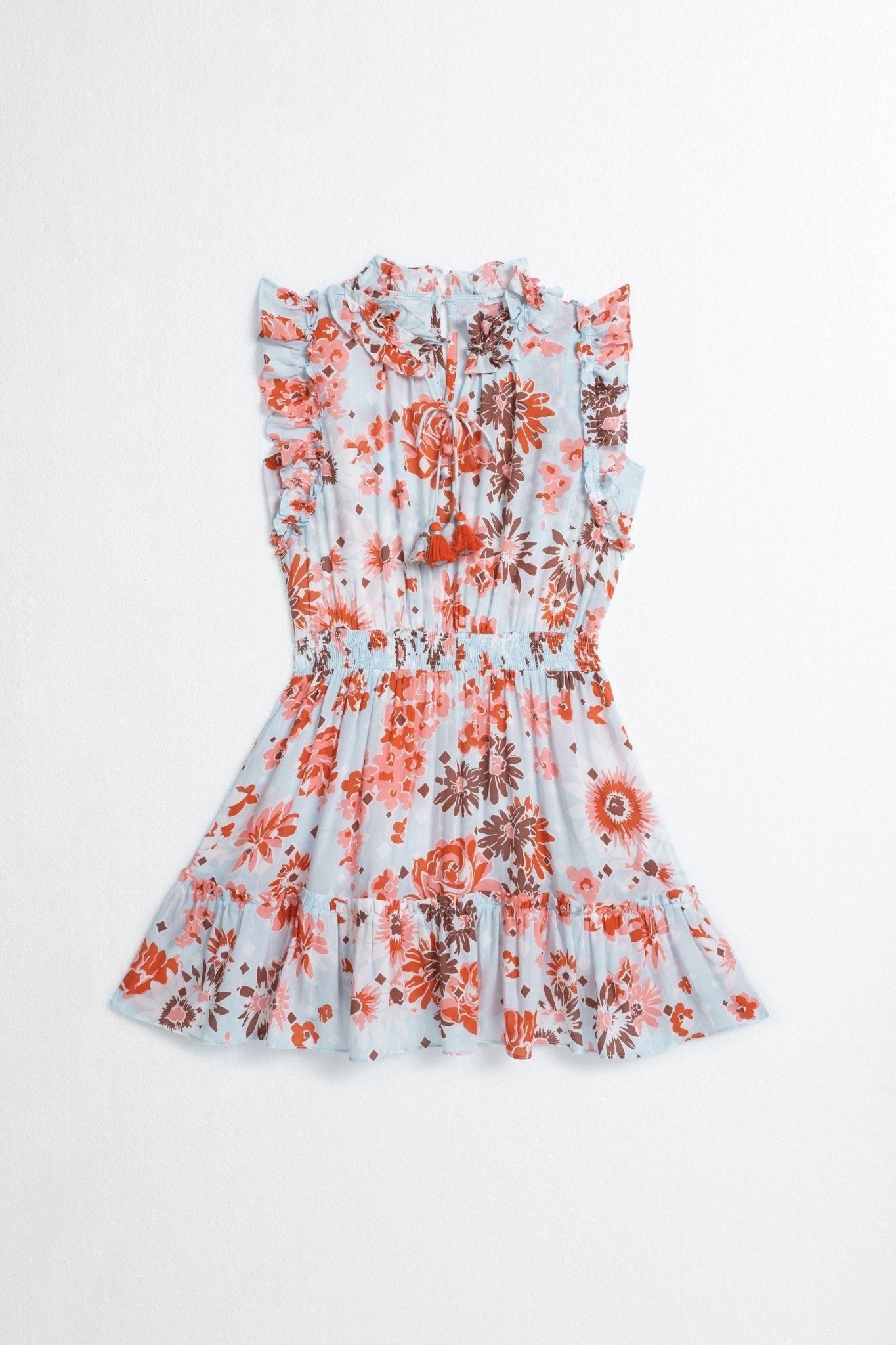 Kids Mini Dress Triny - Blue 90'S - Poupette St Barth