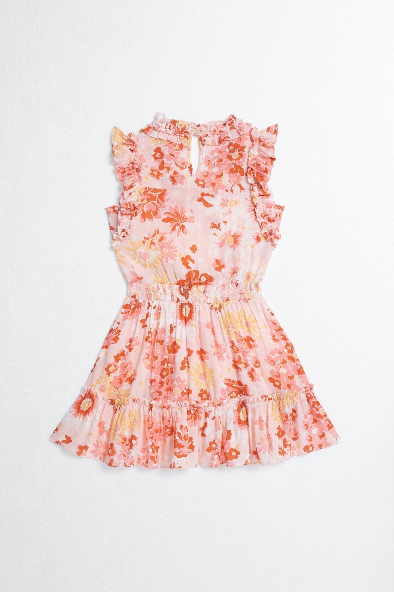 Kids Mini Dress Triny - Pink 90'S - Poupette St Barth