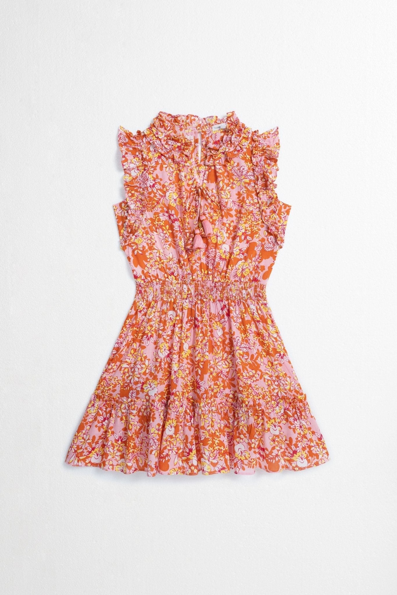 Kids Mini Dress Triny - Pink Sweet Bell - Poupette St Barth