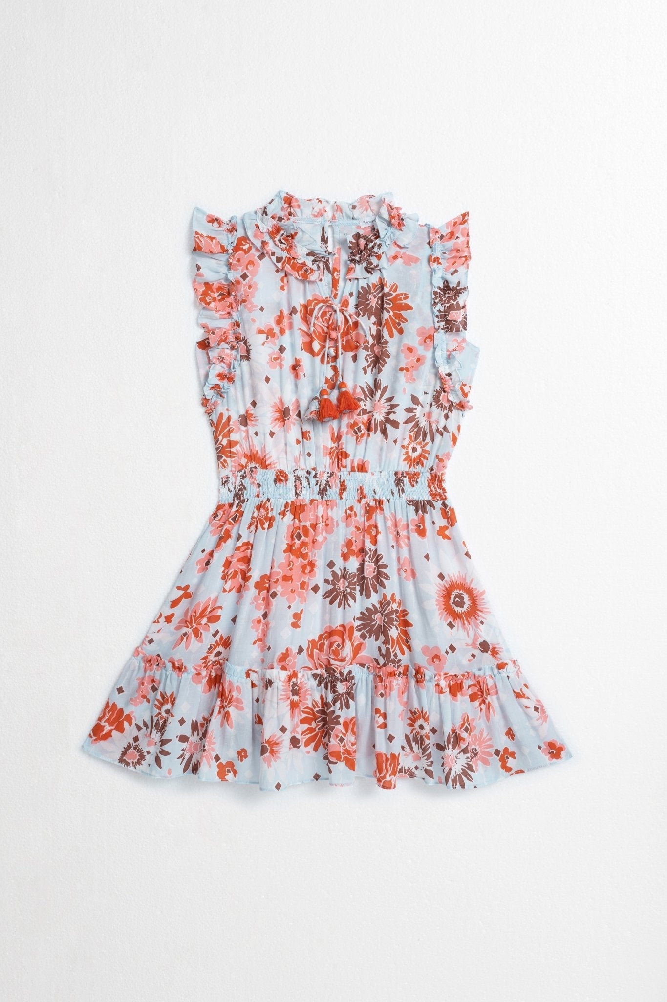 Kids Mini Dress Triny - Blue 90'S - Poupette St Barth