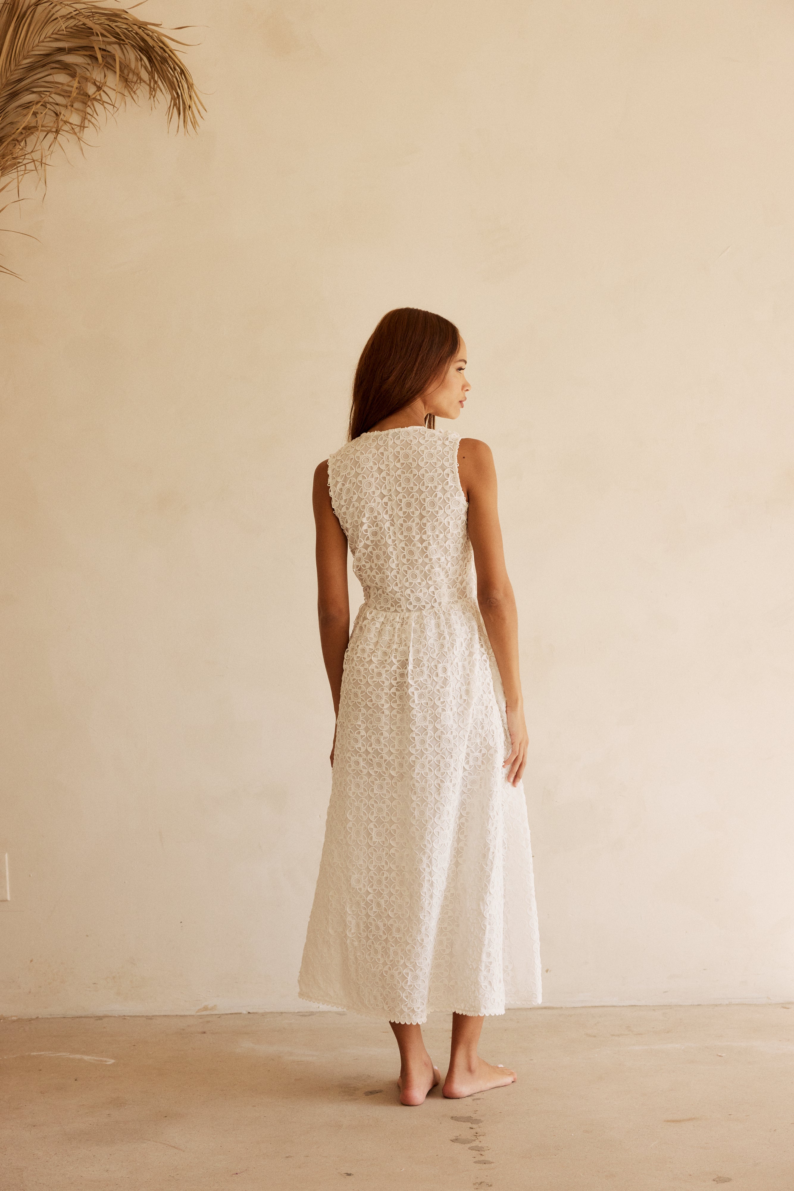 Morris Dress | White