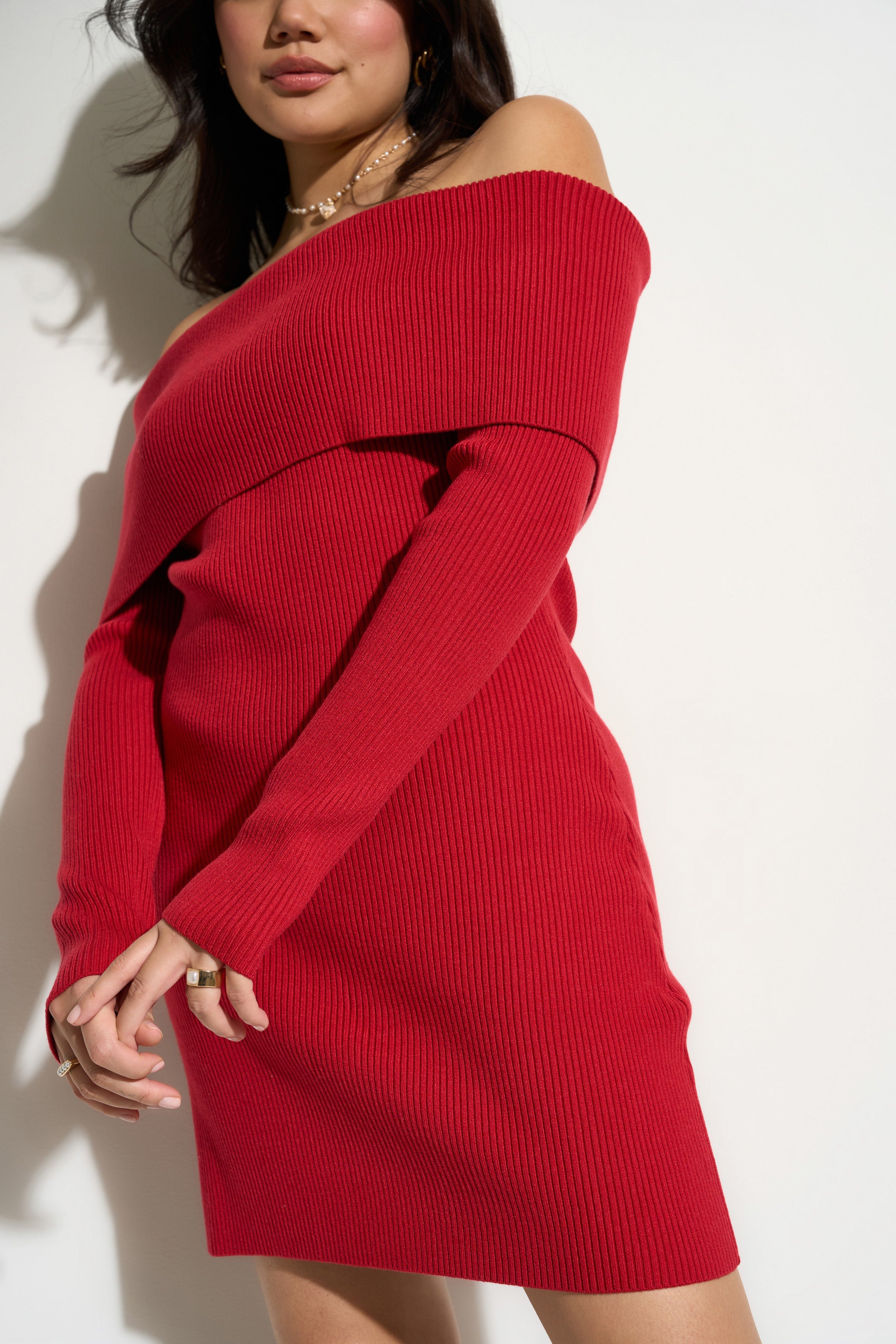 Marie Knit Mini - Red