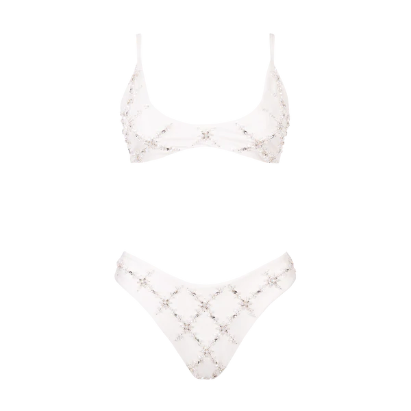 Mary Una Top - White | Oceanus