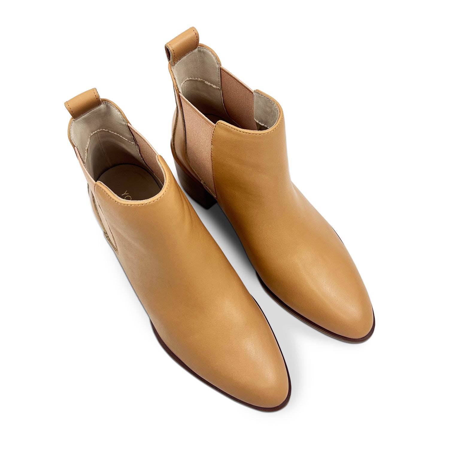 Melissa Chelsea Boot in Tan Leather - Yosi Samra  - Women's Boots
