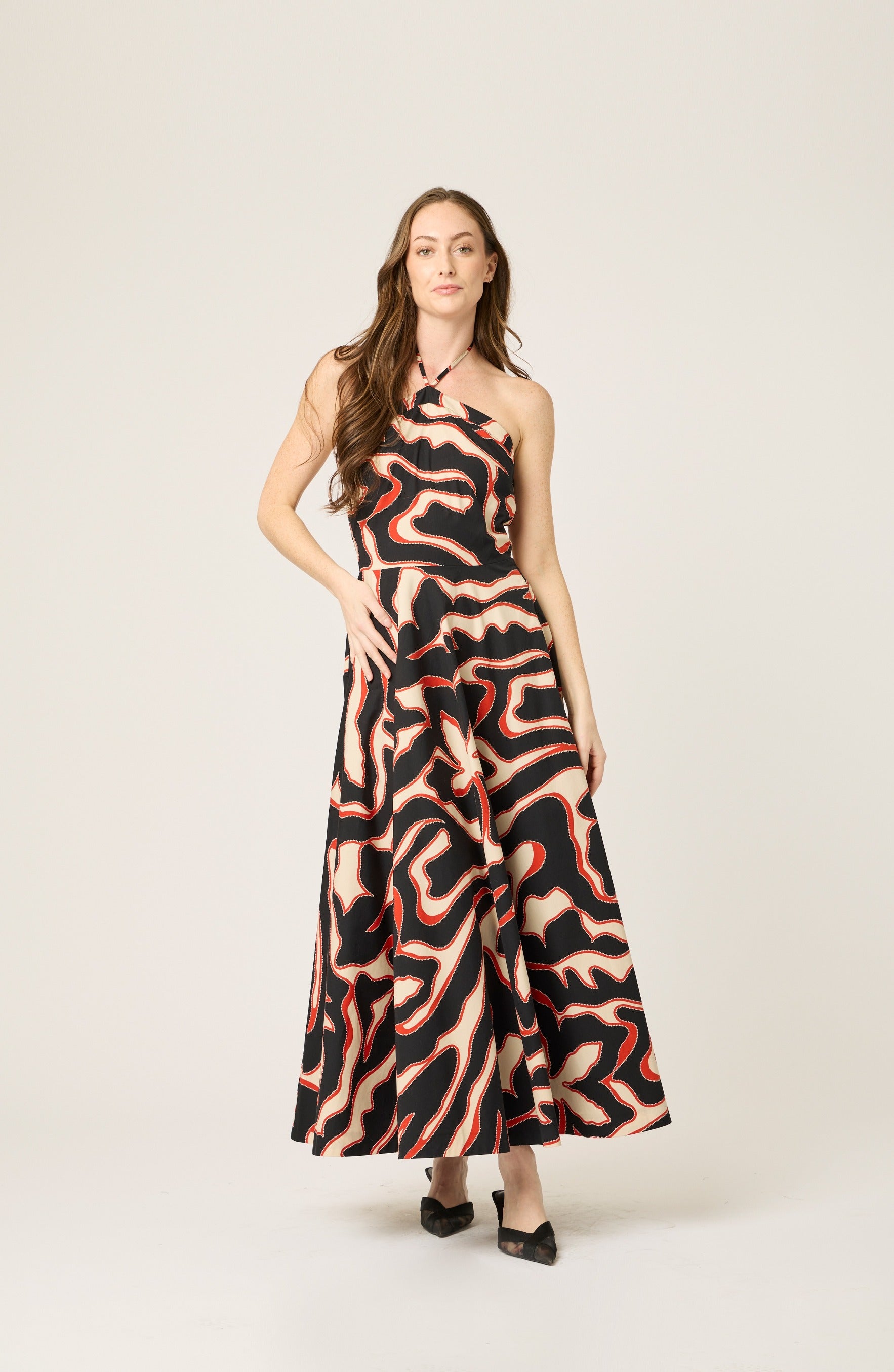 Mia Dress | Tropical Print