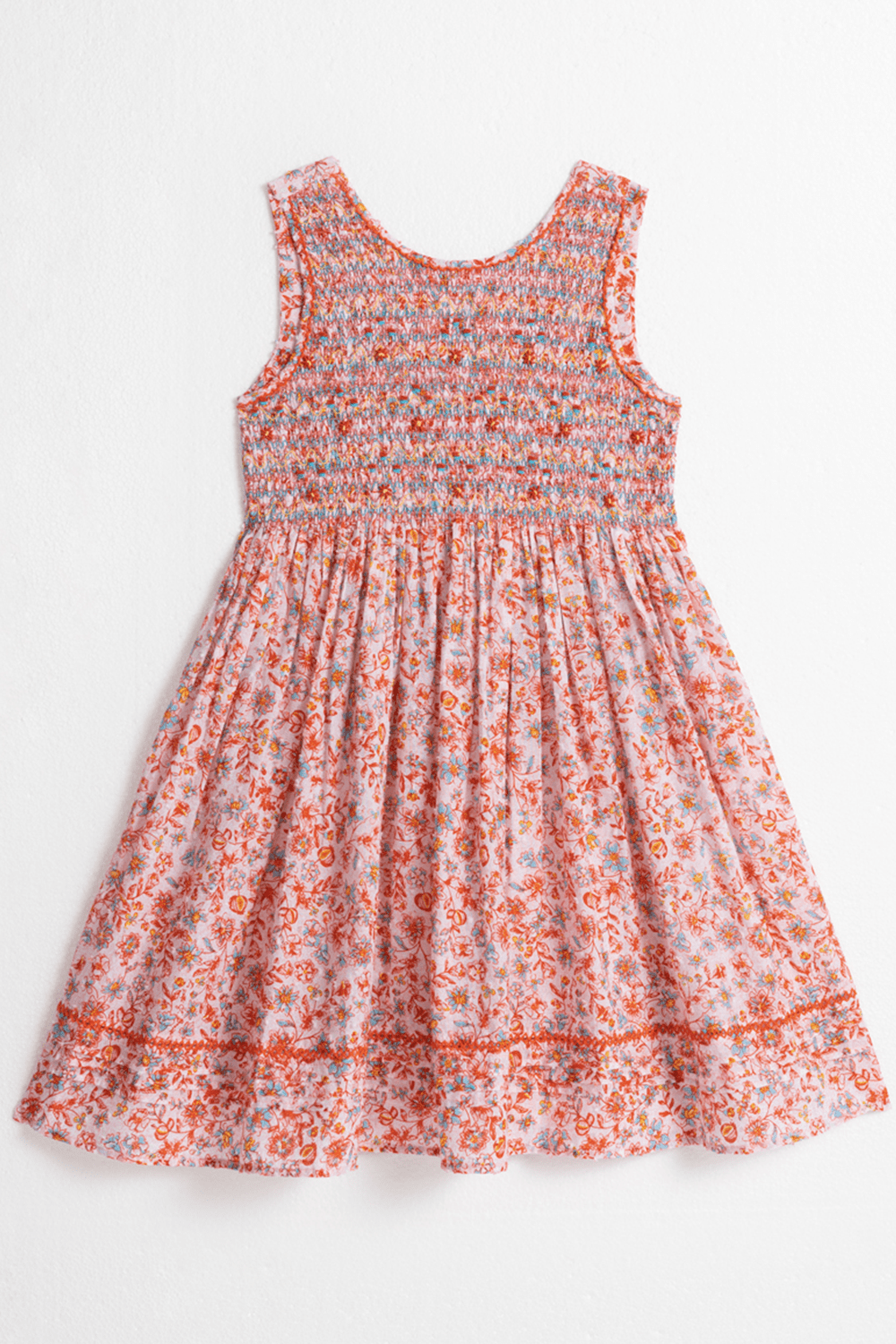 Kids Mini Dress Amelie - Pink Magnolia - Poupette St Barth