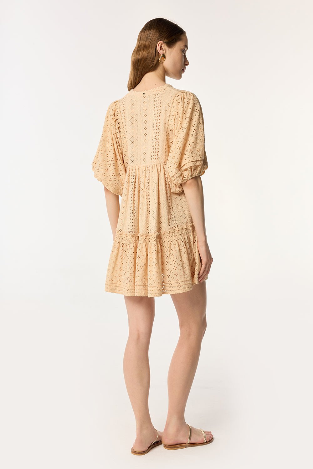 Mini Dress Aria - Cream - Poupette St Barth