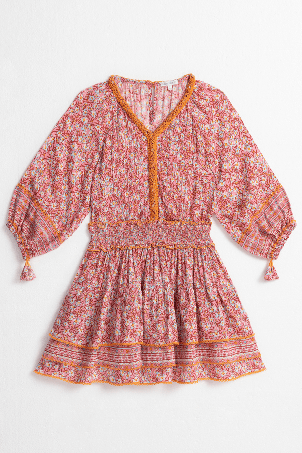 Kids Mini Dress Ariel - Light Pink Paquerette - Poupette St Barth