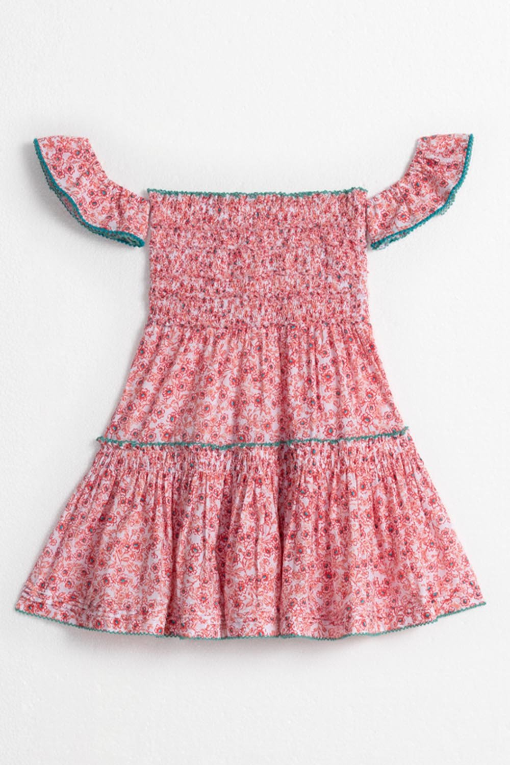 Kids Mini Dress Aurora - Pink Anemone - Poupette St Barth