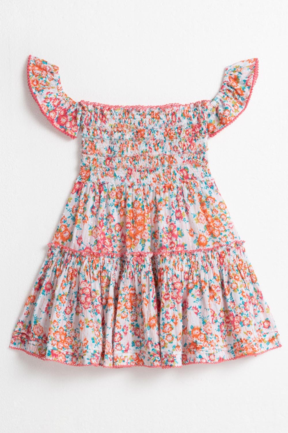 Kids Mini Dress Aurora - Pink Aquarelle - Poupette St Barth